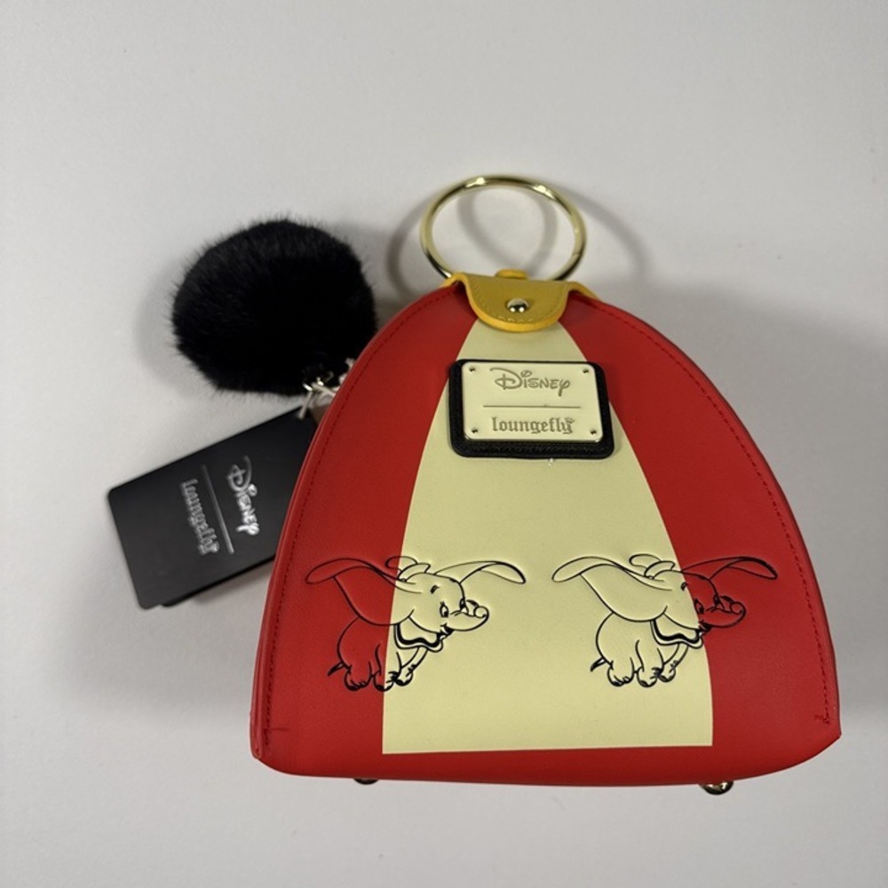 Loungefly Disney Dumbo Circus Tent Figural Crossbody Bag Hard Tag NWT